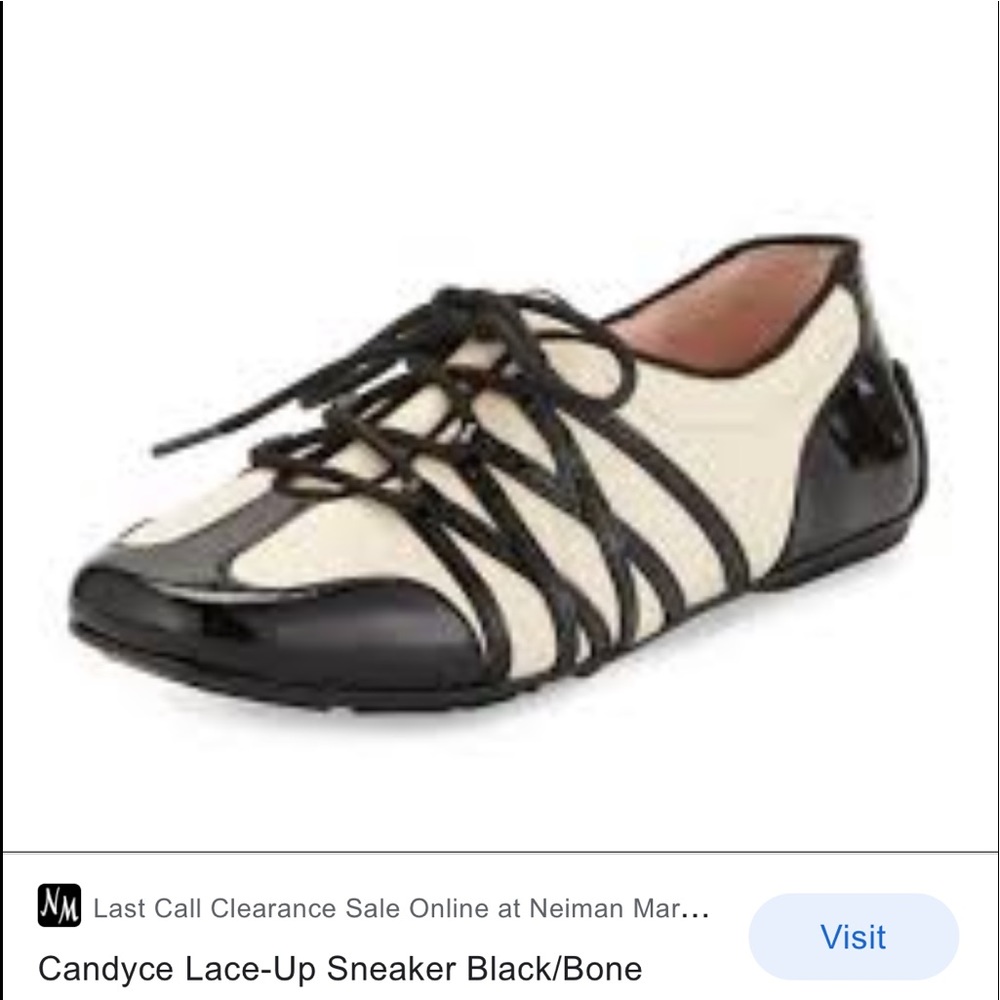 🌸NEW TARYN CANDYCE LACE UP LEATHER SNEAKER - Picture 11 of 11